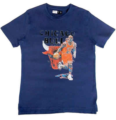 Sidney Maurer T-Shirt "Michael Jordan" (Stück, 1-tlg., Stück) mit Frontprint