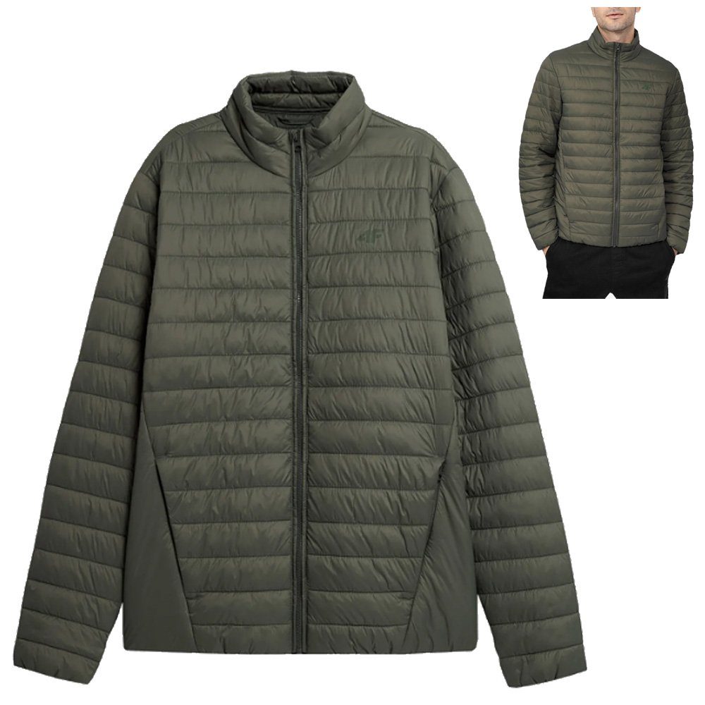 4F Hardshelljacke 4F - daunenartige Herren Allround Winter Steppjacke, grün