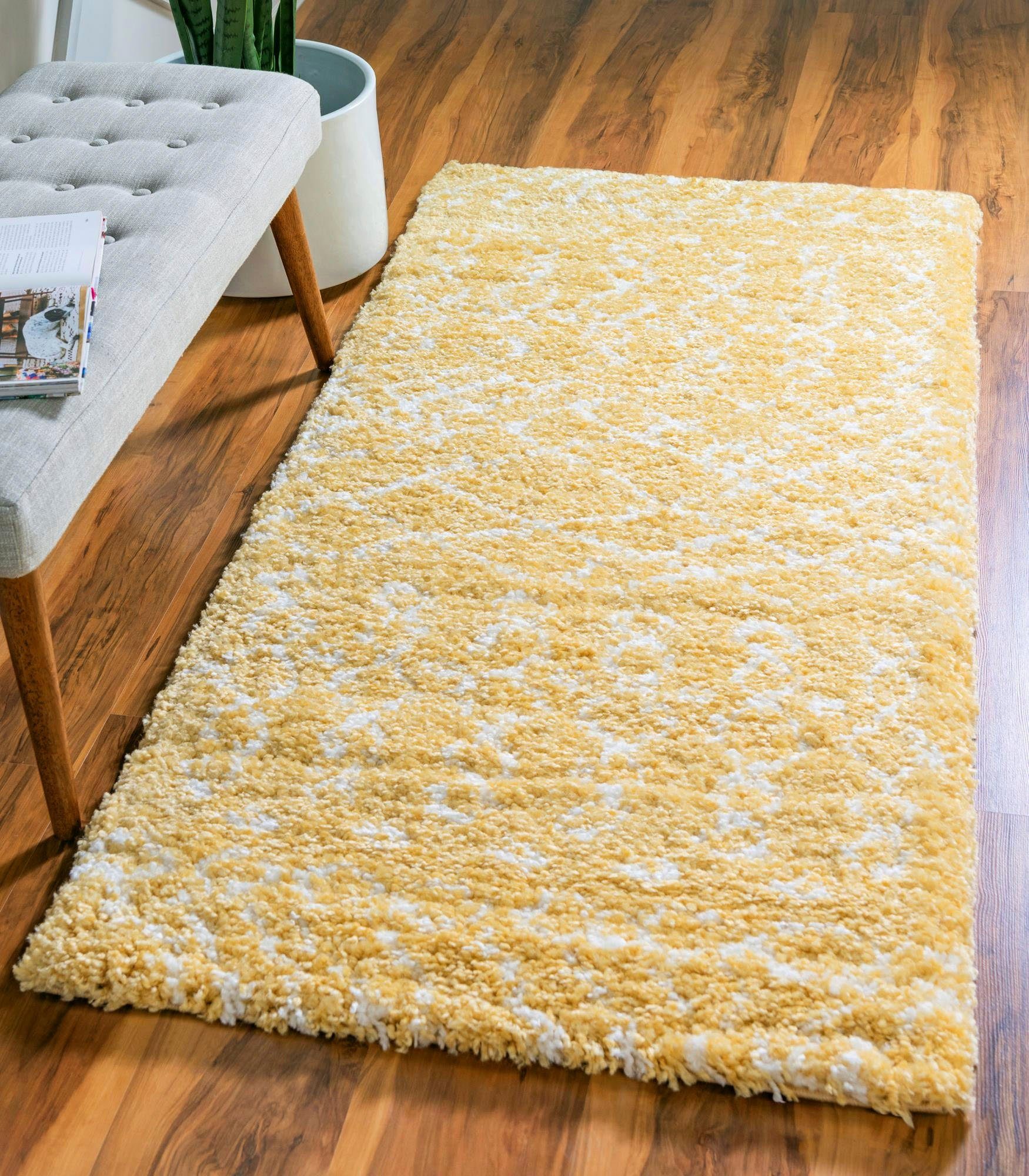 Myflair Möbel & Accessoires Hochflor-Läufer Temara Shag, LAGERRÄUMUNG!, rechteckig, Höhe: 51 mm, Teppich-Läufer, gewebt, Scandi Design, ideal im Flur & Schlafzimmer