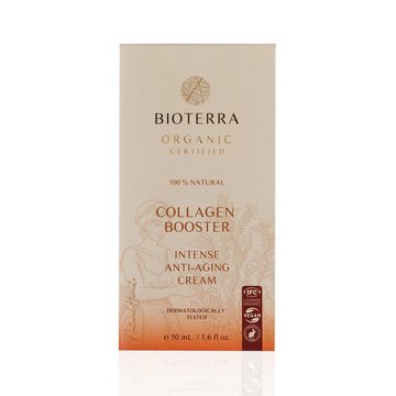 BIOTERRA Anti-Aging-Creme Bio Anti-Aging Intensiv Creme 50ml Feuchtigkeitspflege Anti-Falten, 1-tlg., mit 50 ml Inhalt