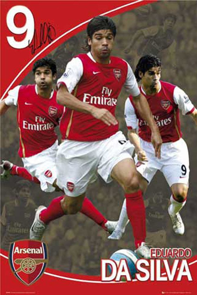 Poster Fußball - Poster - Arsenal, Eduardo da Silva