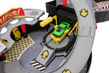 HTI Spiel-Parkgarage Teamsterz tragbare Metro City Spielzeug Auto Garage, in Form eines Autoreifens inkl. 1 Auto