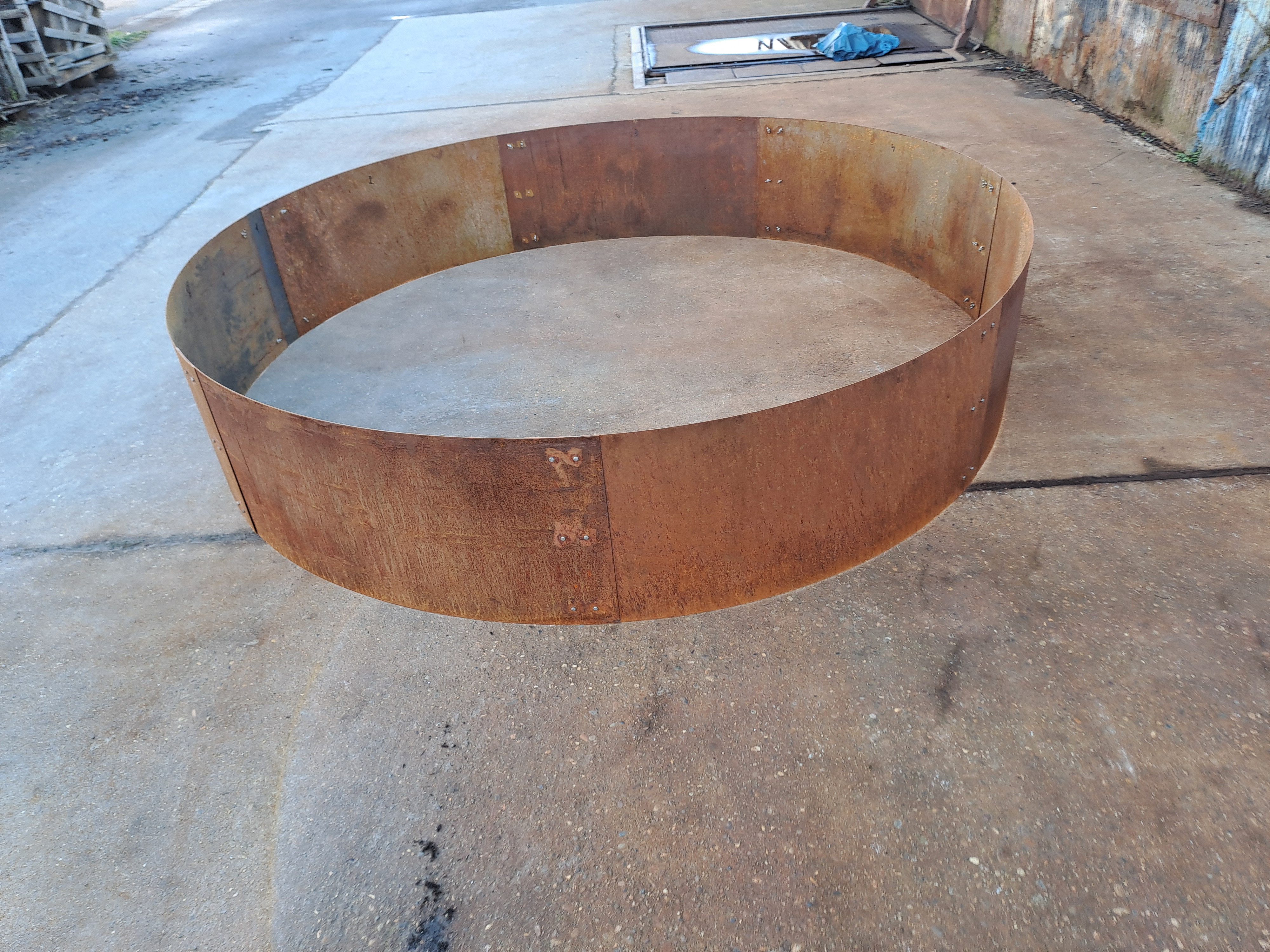 EdelrostPassion Hochbeet, Edelrost, rund, Metall Durchmesser 100cm bis 200cm Höhe:50 bis 80cm