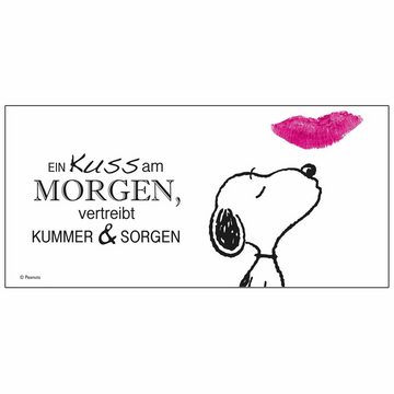 United Labels® Tasse Snoopy Kaffeebecher - "Kuss" 280ml, Keramik