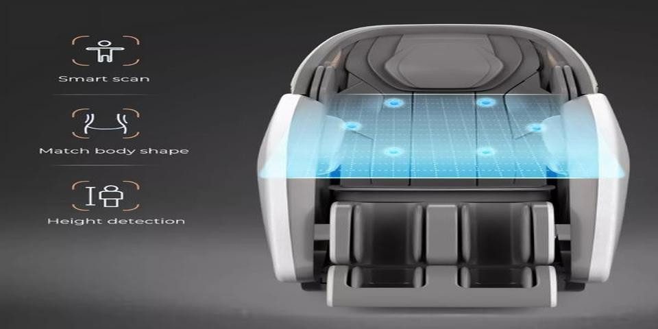 JVmoebel Massagesessel Elektrischer Massagestuhl mit vielfältigen Massageprogrammen (1-St., Massagesessel), Made in Europa