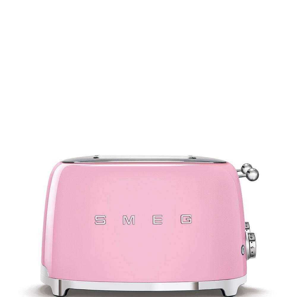 Smeg Toaster TSF03PKEU, 4 kurze Schlitze, 3000 W