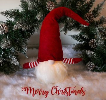 Homewit Dekofigur Weihnachten Deko Wichtel, Schwedischen Weihnachtsmann Santa Tomte Gnom (Set, 1 St., Christbaumschmuck), Skandinavischer Zwerg Geschenke für Kinder Familie Ostern Weihnachten