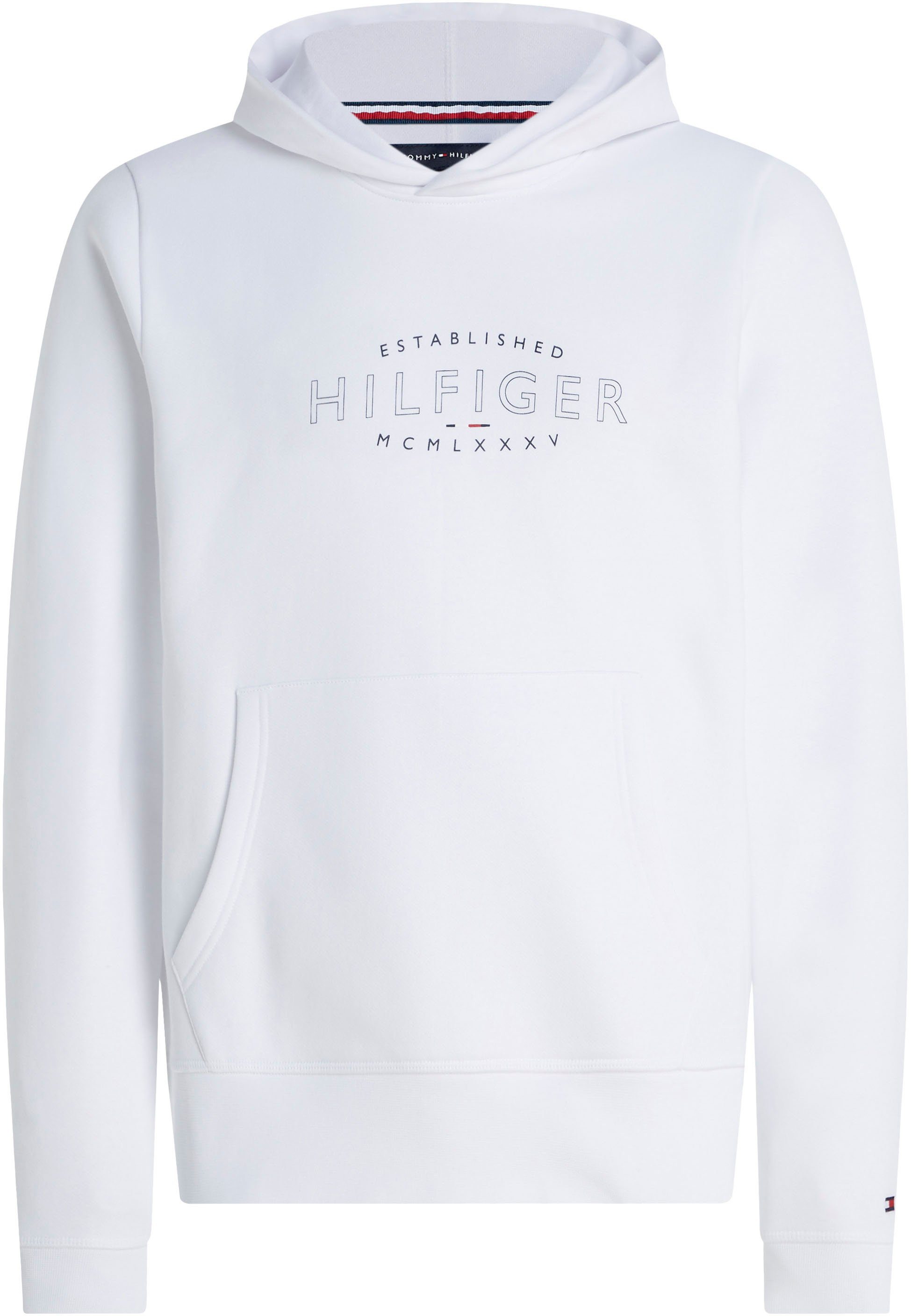 LOGO White HILFIGER CURVE Tommy HOODY Hilfiger Kapuzensweatshirt