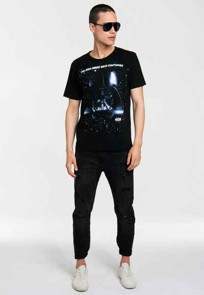 LOGOSHIRT T-Shirt Star Wars - Darth Vader - Saga mit Star Wars-Print