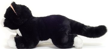 Teddy Hermann® Kuscheltier Schlenkerkatze schwarz 30 cm, zum Teil aus recyceltem Material