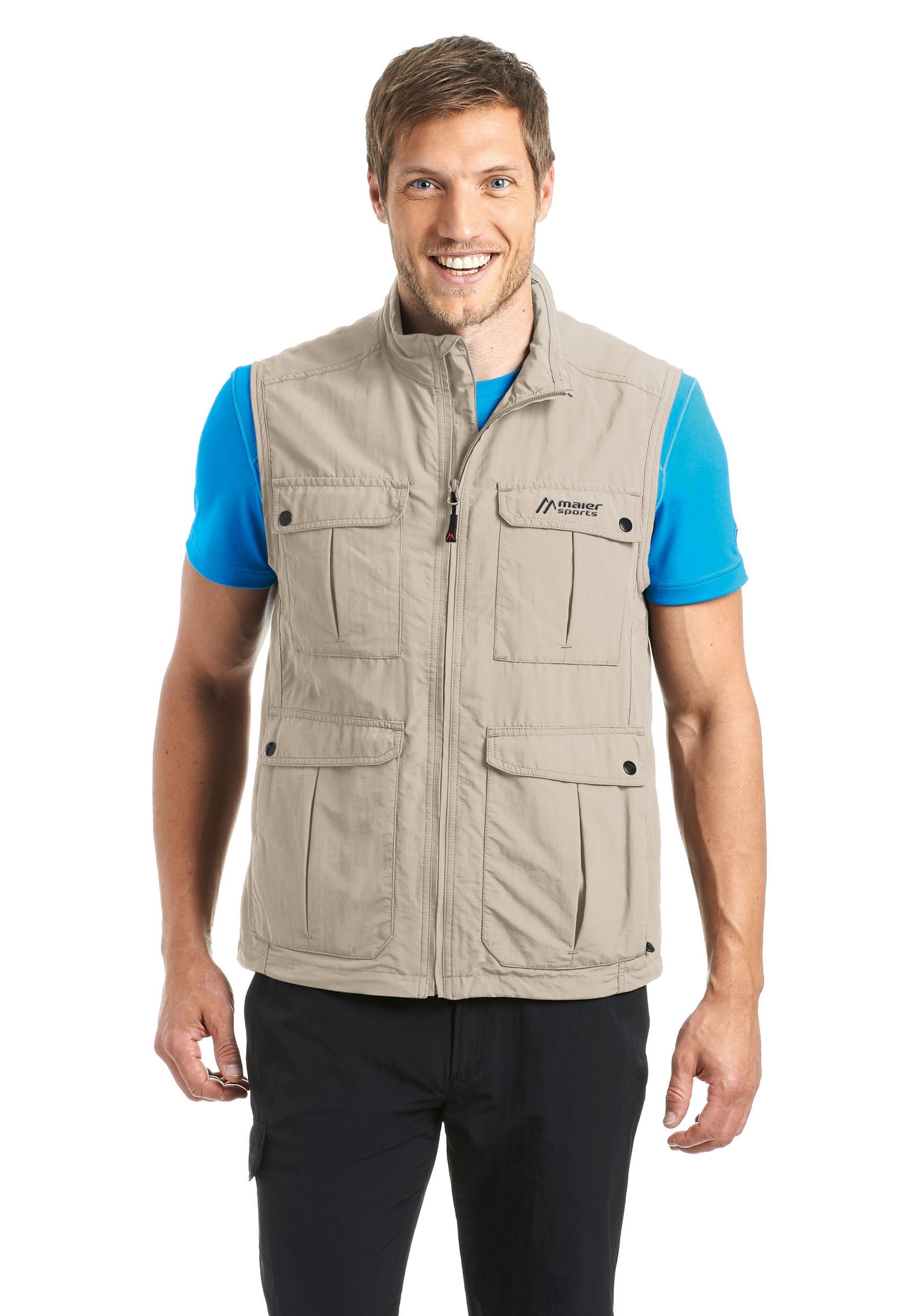 Maier Sports Funktionsjacke »Valdemar« Praktische Weste für MAIER SPORTS Herren Weste Valdemar
