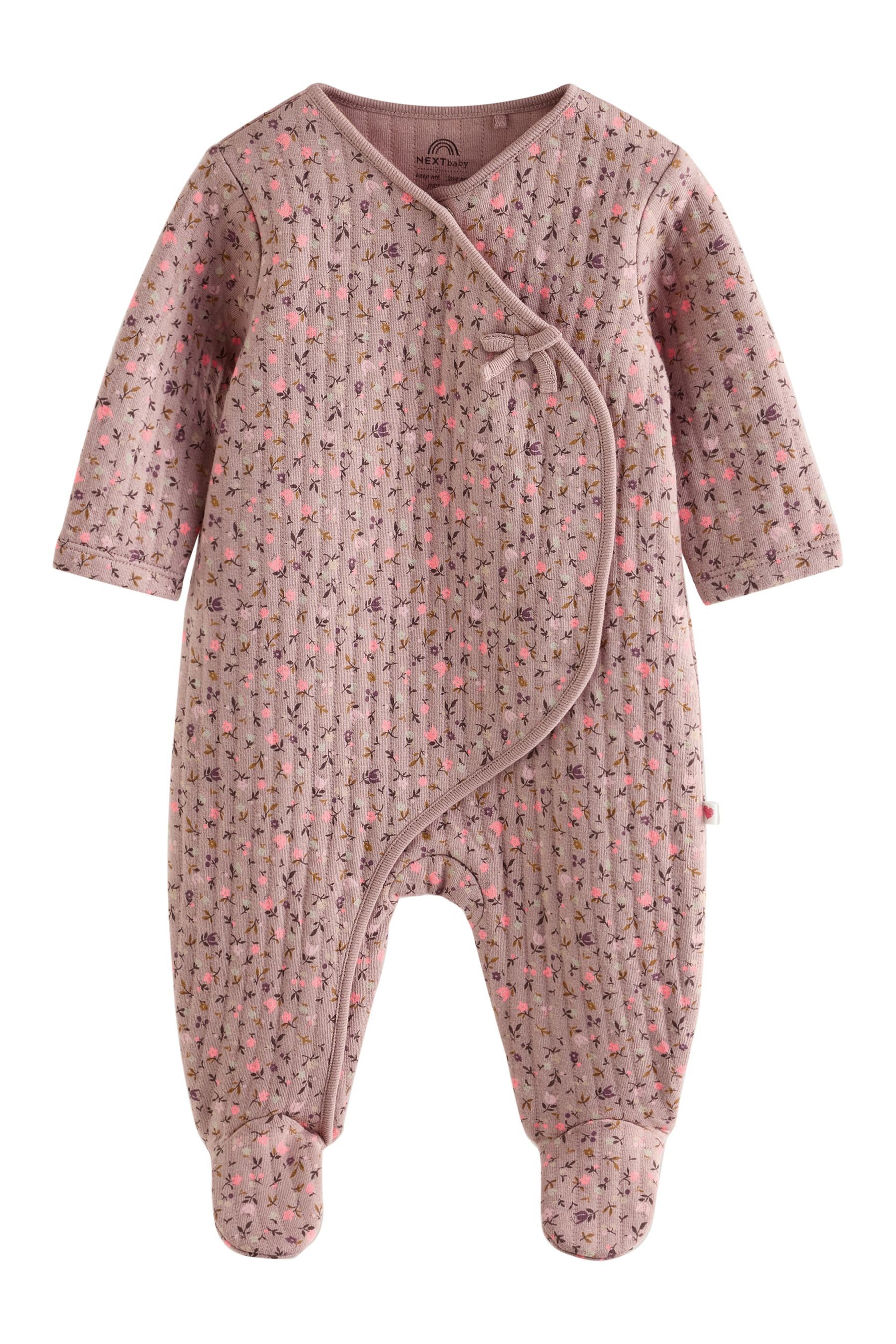 Next Schlafoverall Gesteppte Wickel-Babyschlafanzüge, 2er-Pack (2-tlg) – Bild 3 von 5