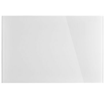 magnetoplan® Anzeigetafel Design Glas-Magnettafel - 60x40cm - magnetisch/beschreibbar - Weiß (1-St)