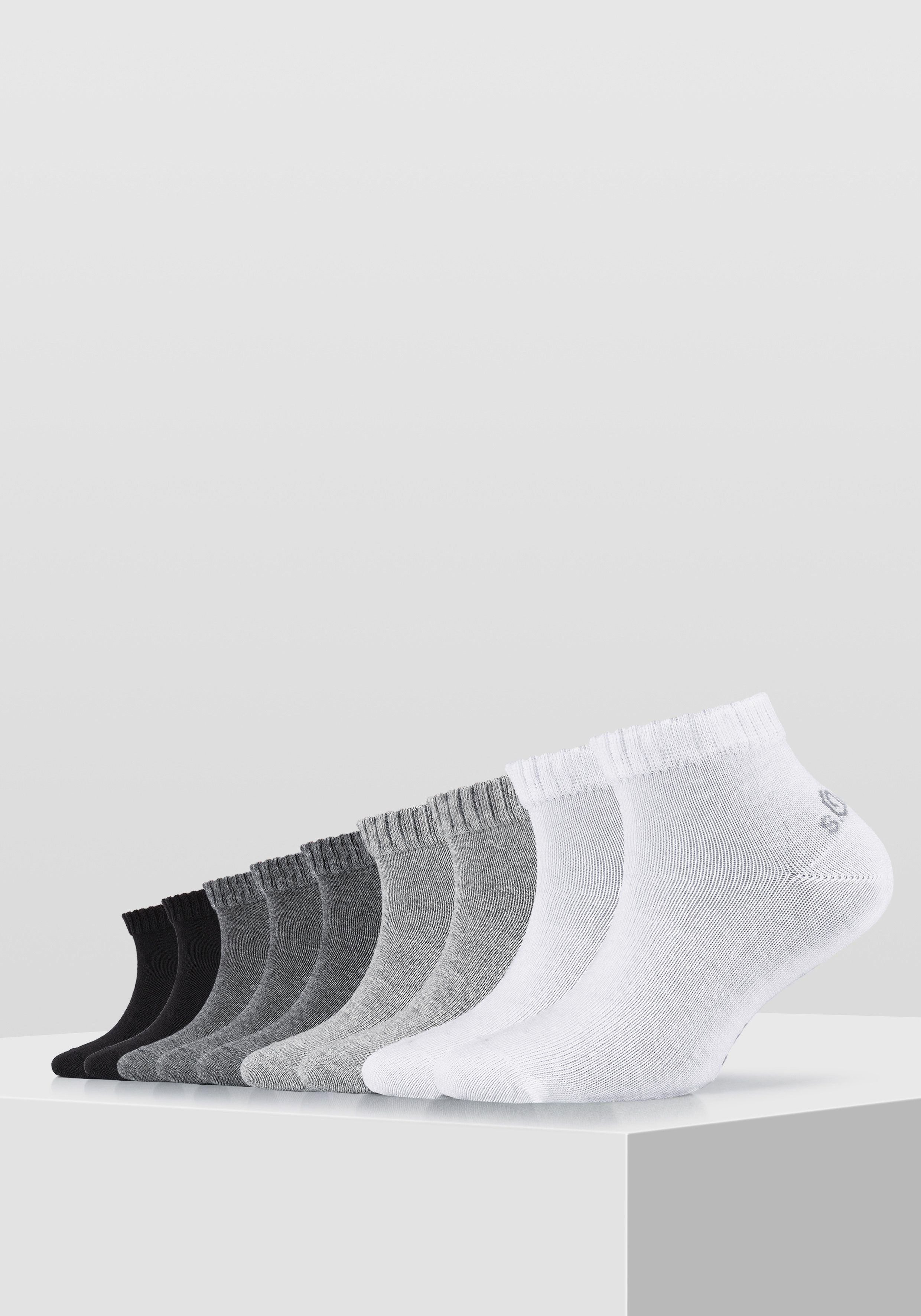 s.Oliver Socken Pack (9-Paar) 9er mehrfarbig grau