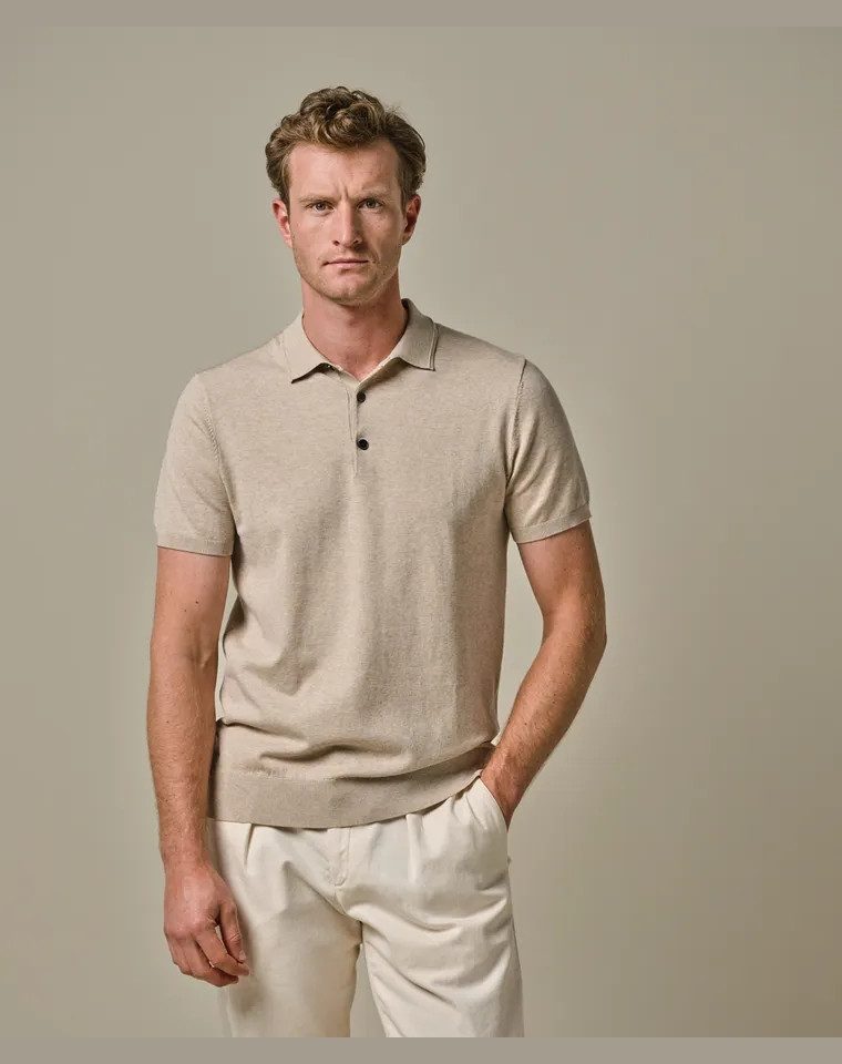 Profuomo Poloshirt POLO SS SAND
