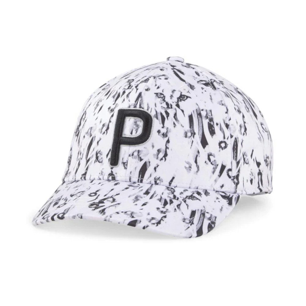 PUMA Baseball Cap Puma Golf Cap Jungle P Weiß-Navy Damen One Size