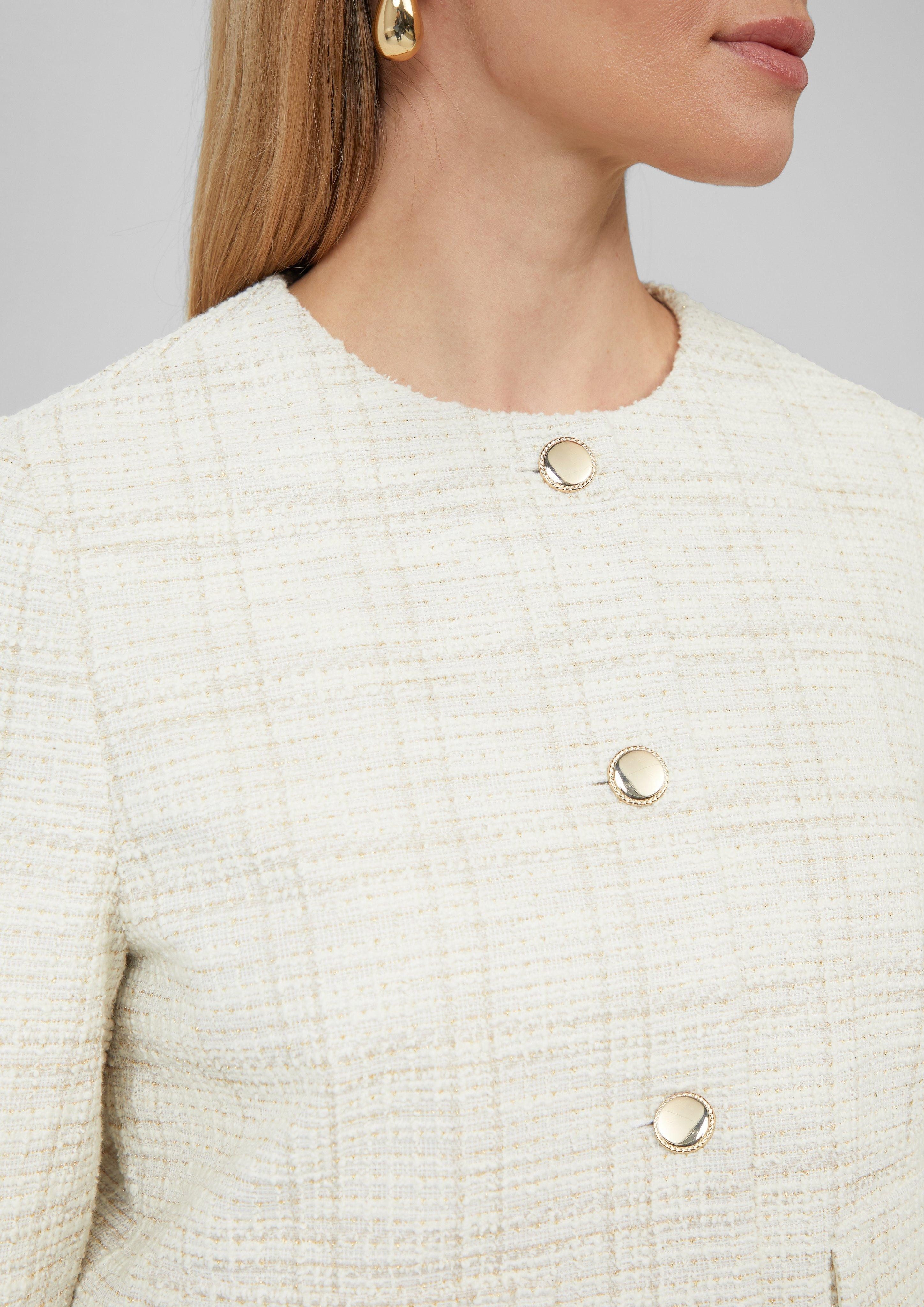 s.Oliver BLACK LABEL Funktionsjacke Eleganter Bouclé-Blouson günstig online kaufen