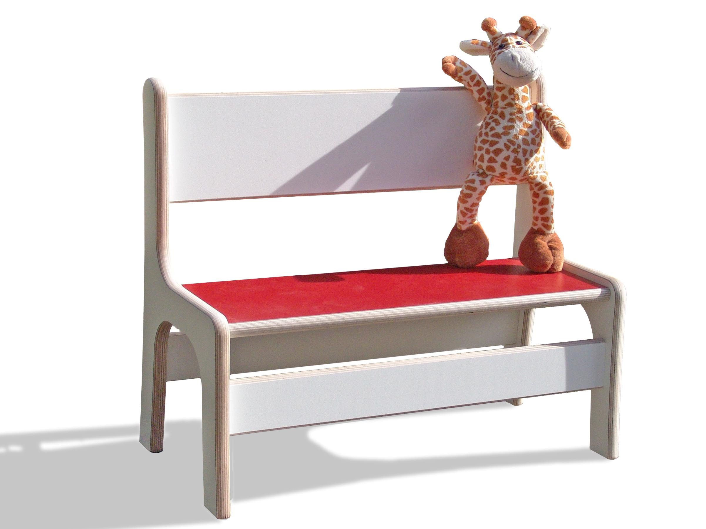 Eli Sitzbank ELI Wendetisch/bank - Mini - Weiß mit bunter Sitzfläche