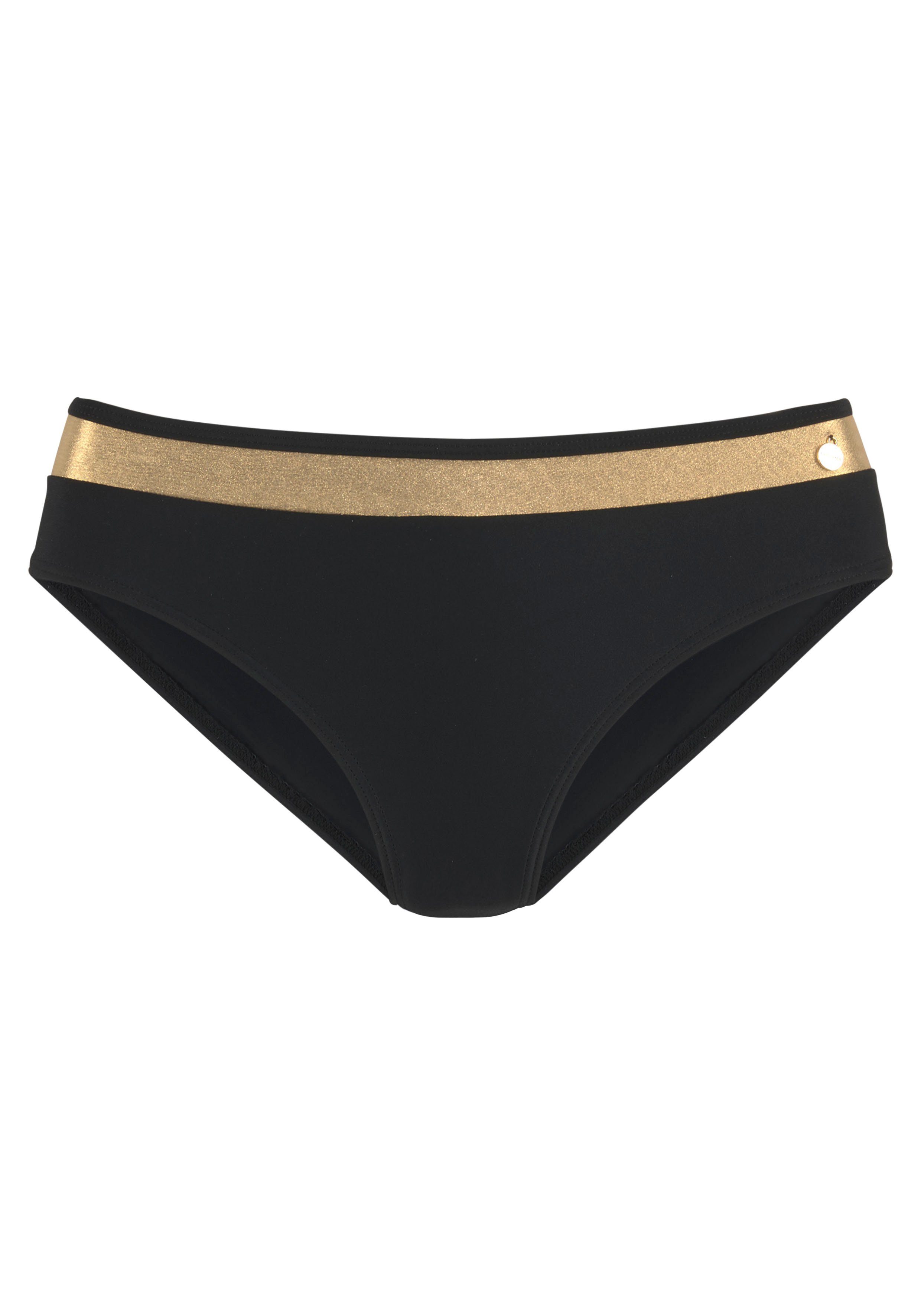 LASCANA Bikini-Hose Elodie mit trendigem Materialeinsatz günstig online kaufen