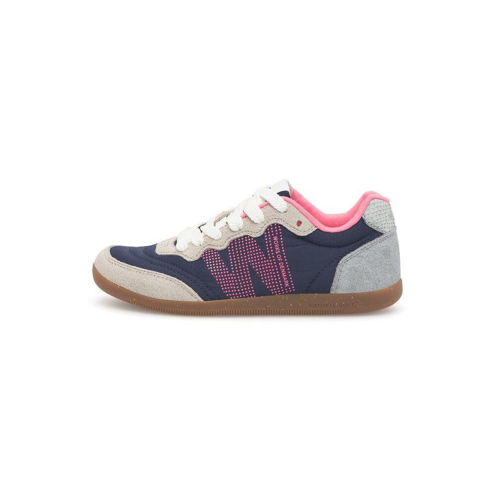 Woden - Nanna - Blau Schnürschuh