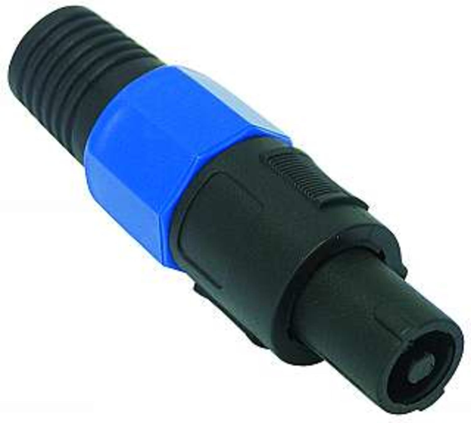electronic-star Pakabel Audio-Kabel, PA-Lautsprecherstecker Adapter mit Knickschutz 4polig, schraubbar, PA-Lautsprecherstecker Adapter mit Knickschutz 4polig, schraubbar