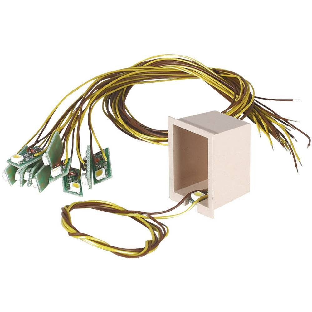 Viessmann Modelleisenbahn-Signal 10er-Set Hausbeleuchtung 6008, mit LEDs