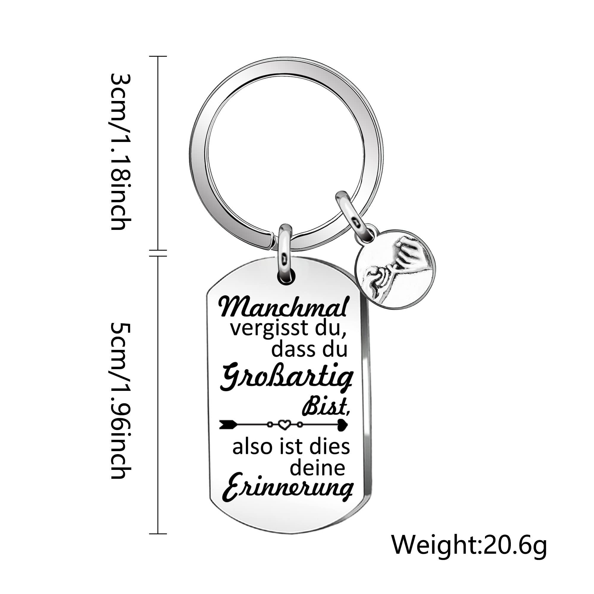 FOUORTUNATE-BEE Schlüsselanhänger Manchmal vergisst du, dass du fantastisch günstig online kaufen