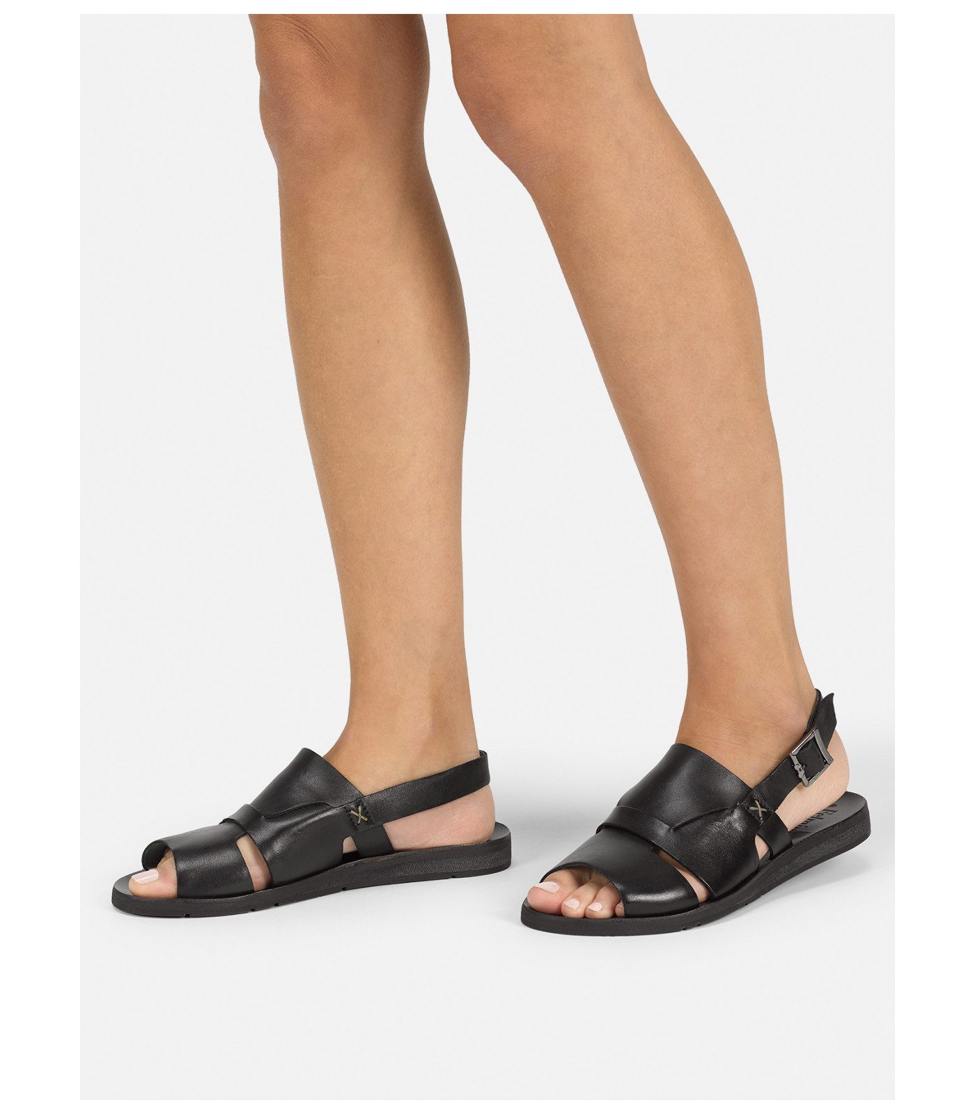 Felmini Wide Fit Sandalen Leder Riemchensandalette günstig online kaufen