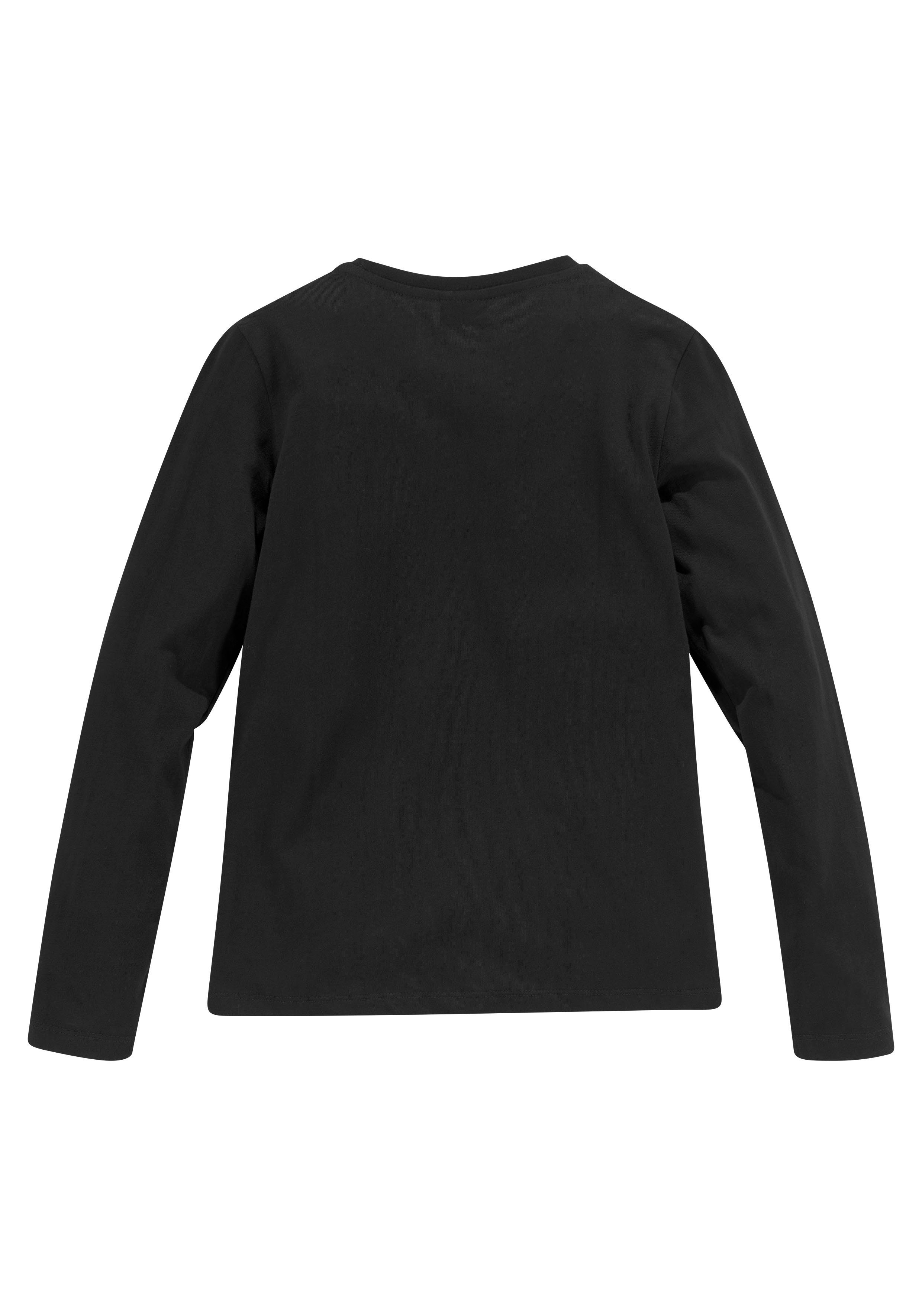 KIDSWORLD Langarmshirt Sorry. hab nicht zugehört Langarm, Basic-Passform, mit peppigem Druck und Statements