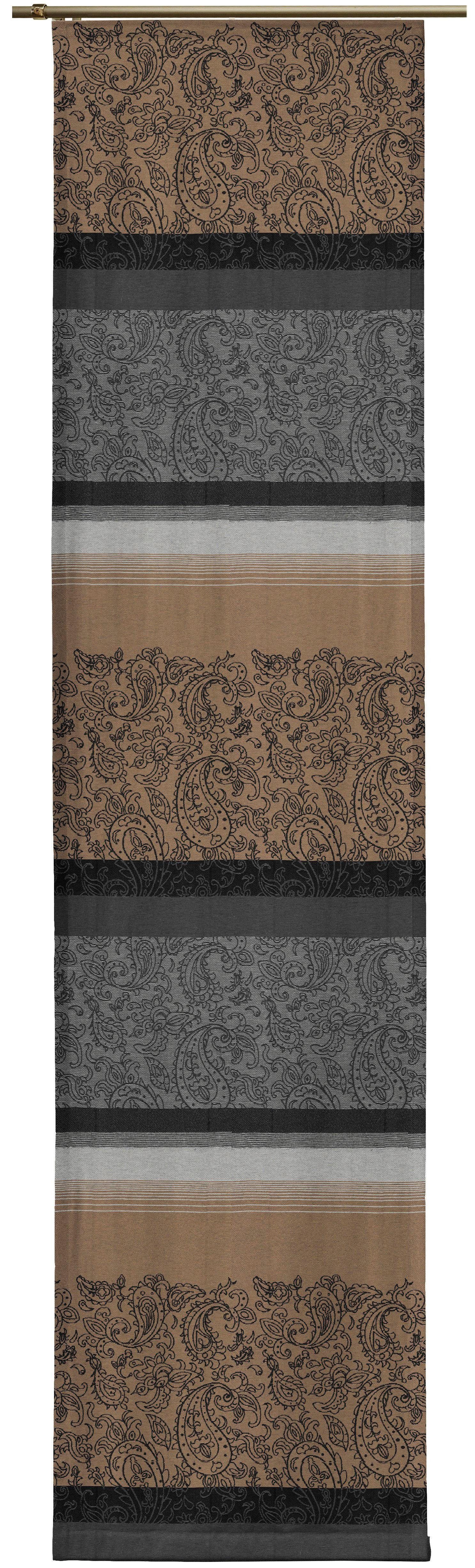 Wirth Schiebegardine Maribor (1 St), Paneelwagen, blickdicht, Jacquard