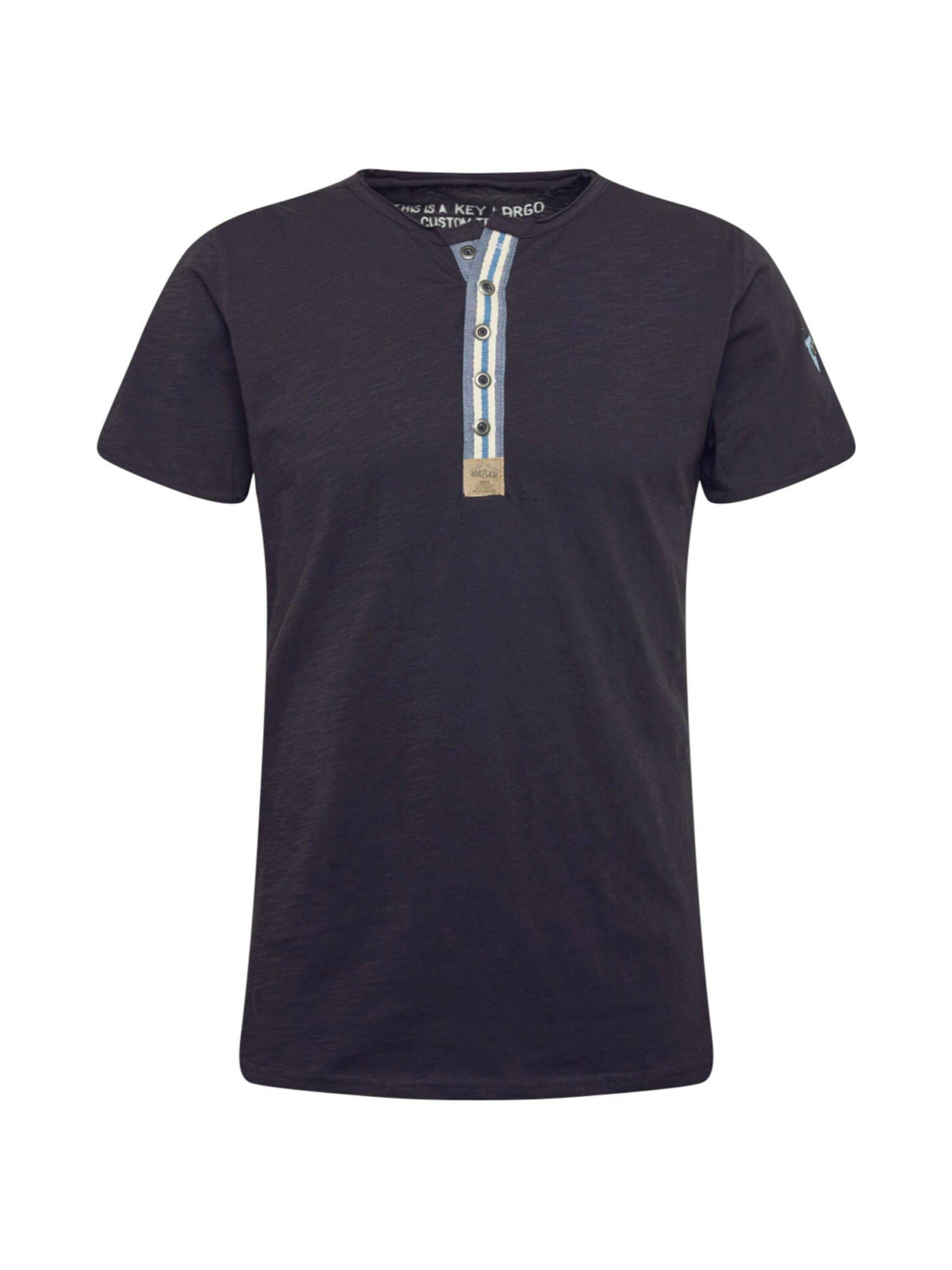 T-Shirt Largo Key (1-tlg) Navy