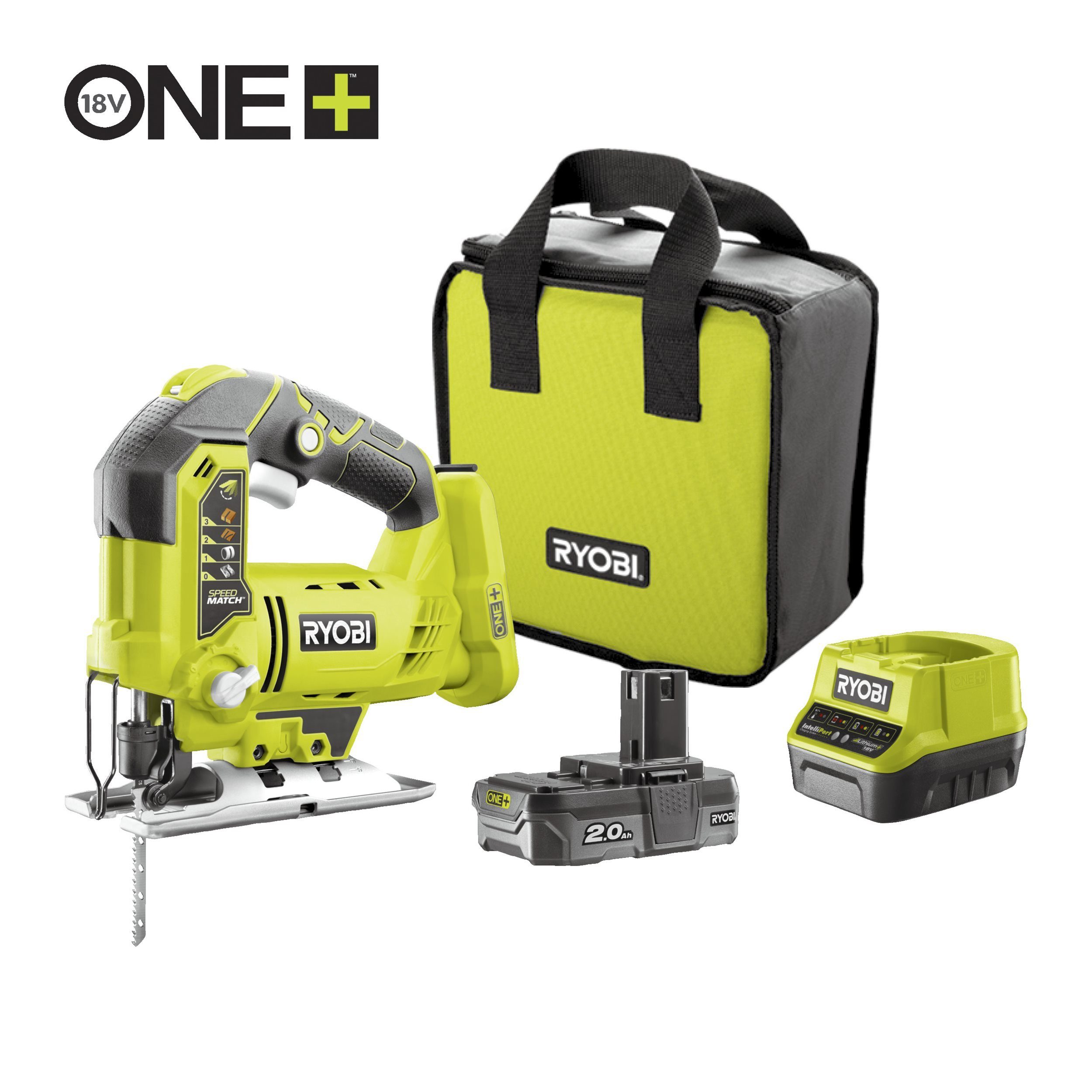 Ryobi Akku-Stichsäge mit LED-Beleuchtung und Sägeblatt-Schnellwechselsystem günstig online kaufen