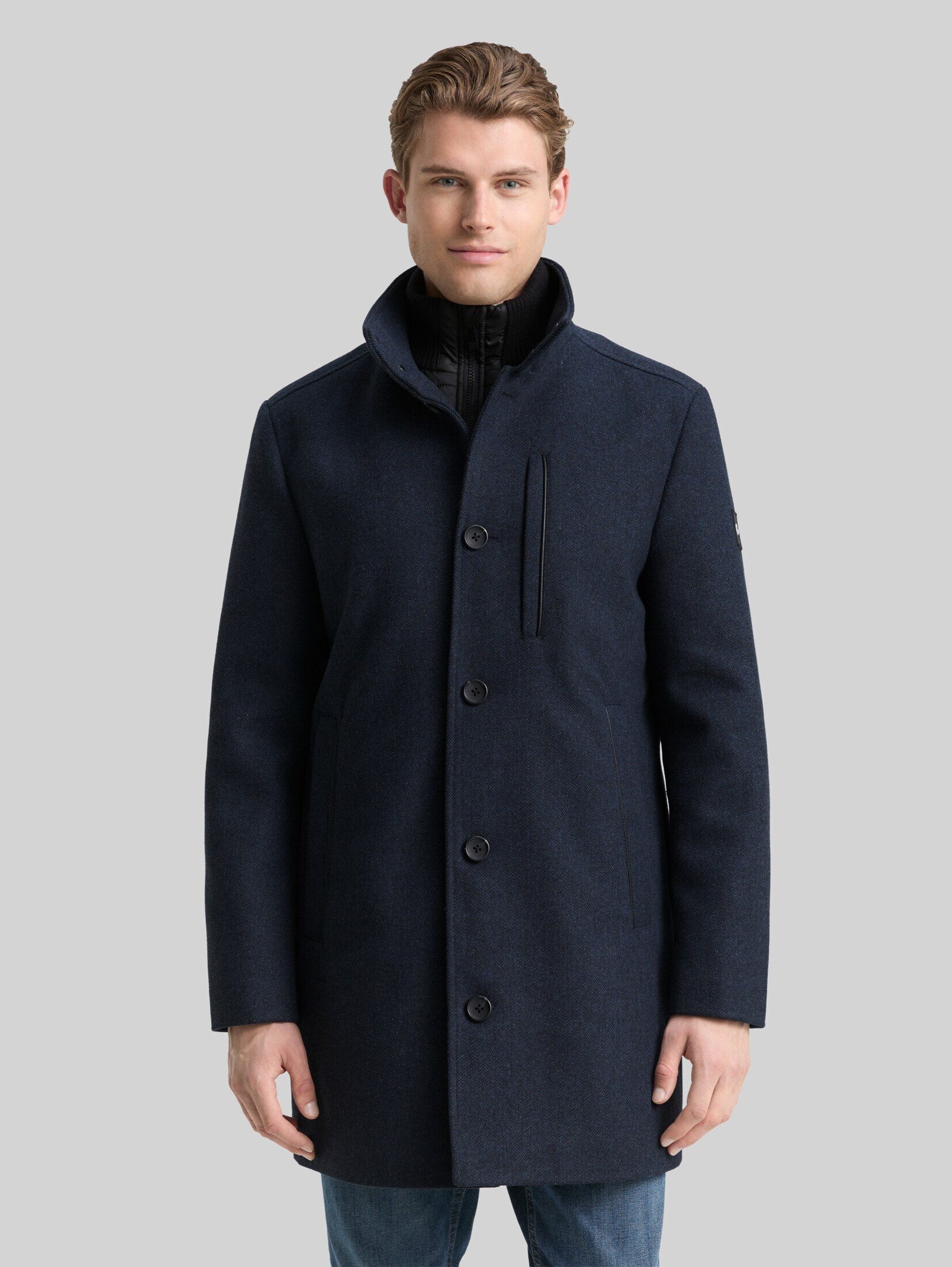 TOM TAILOR Wollmantel Jacken 2-in-1 Wollmantel mit abnehmbarer Innenjacke