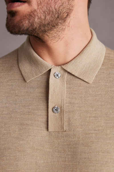 Next Poloshirt Polo-Pullover aus Merinowolle im Regular Fit (1-tlg)