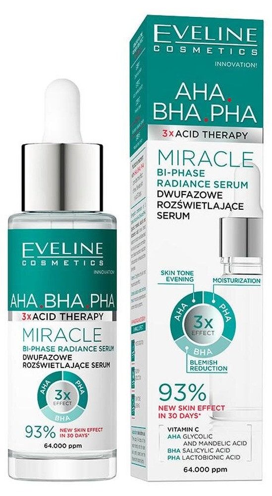 Eveline Cosmetics Gesichtsserum EVELINE x Acid Therapy Zweiphasiges aufhellendes Serum