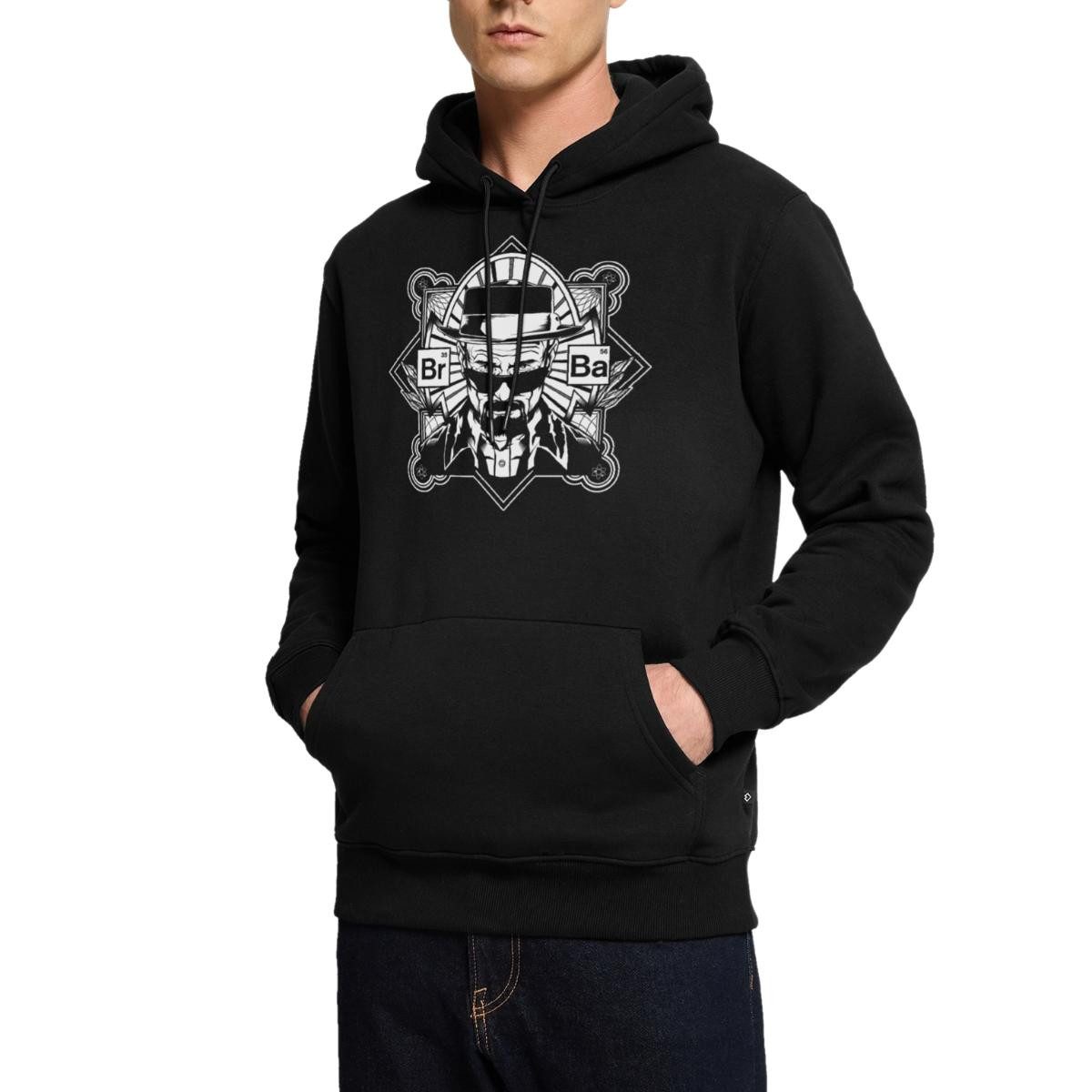 Hoodie Breaking Bad Heisenberg Logo Herren Premium Hoodie