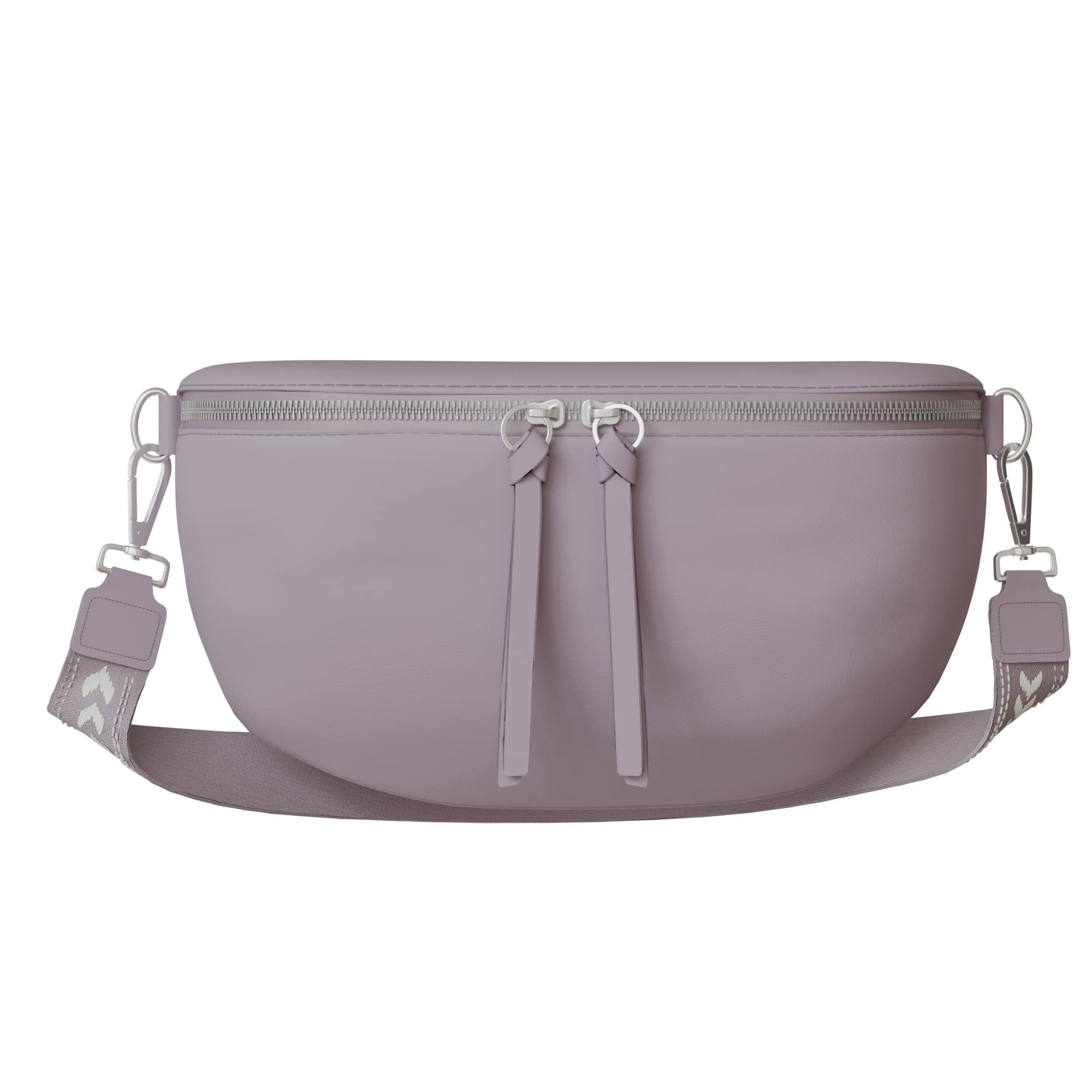 Umhängetasche Damen Crossbody Schulter Tasche Veganes Leder Modern Stilvoll 30621