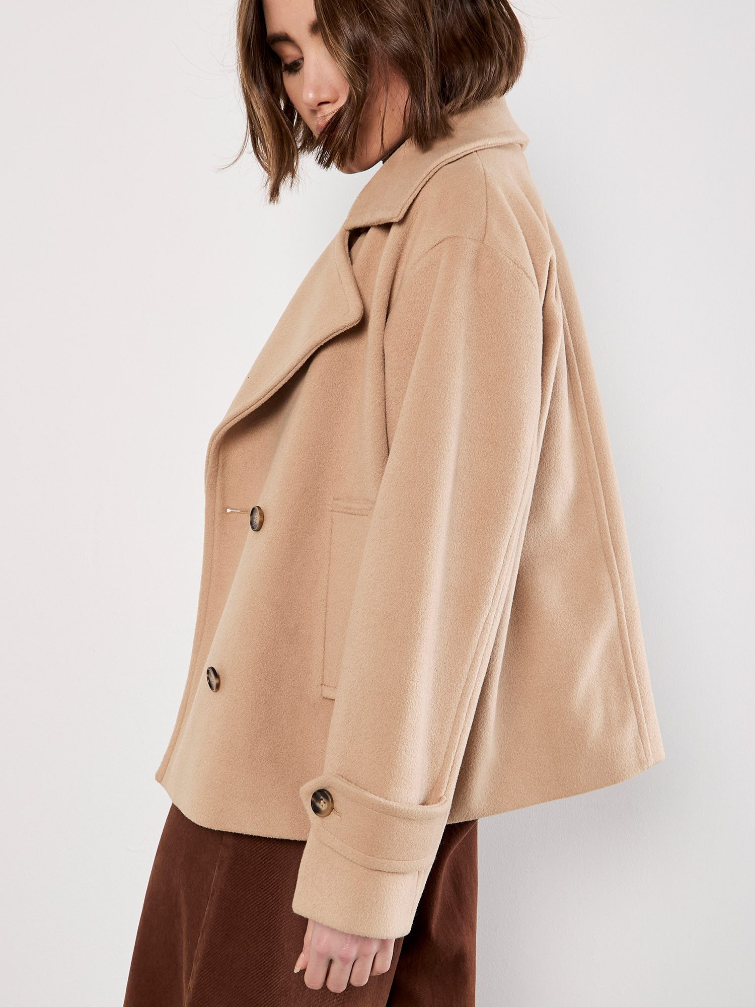 Apricot Kurzjacke Kurzjacke im Zweireiher Stil – Bild 4 von 5