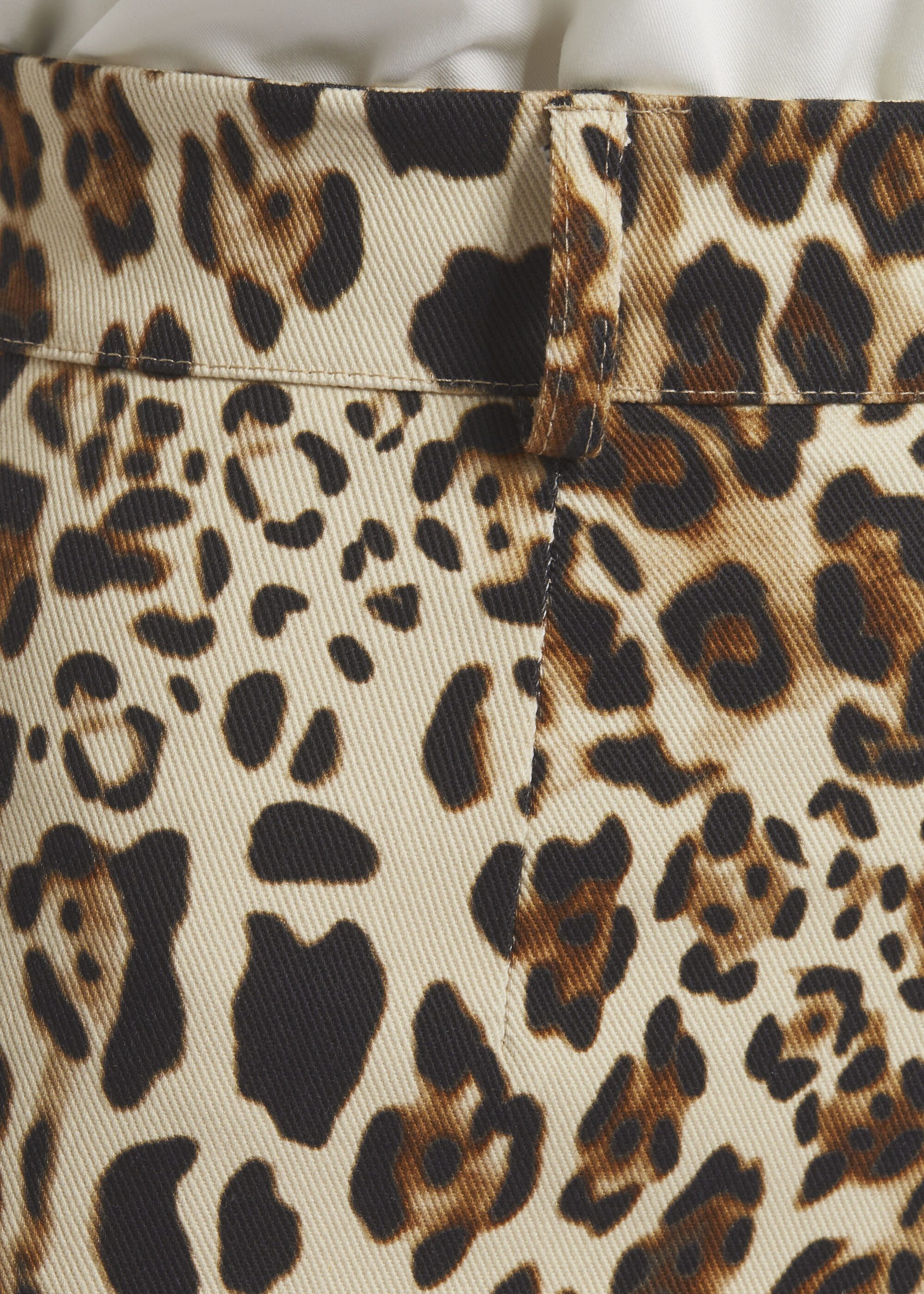 Nicowa A-Linien-Rock TRENALA aus Twill mit kniehohem Schlitz