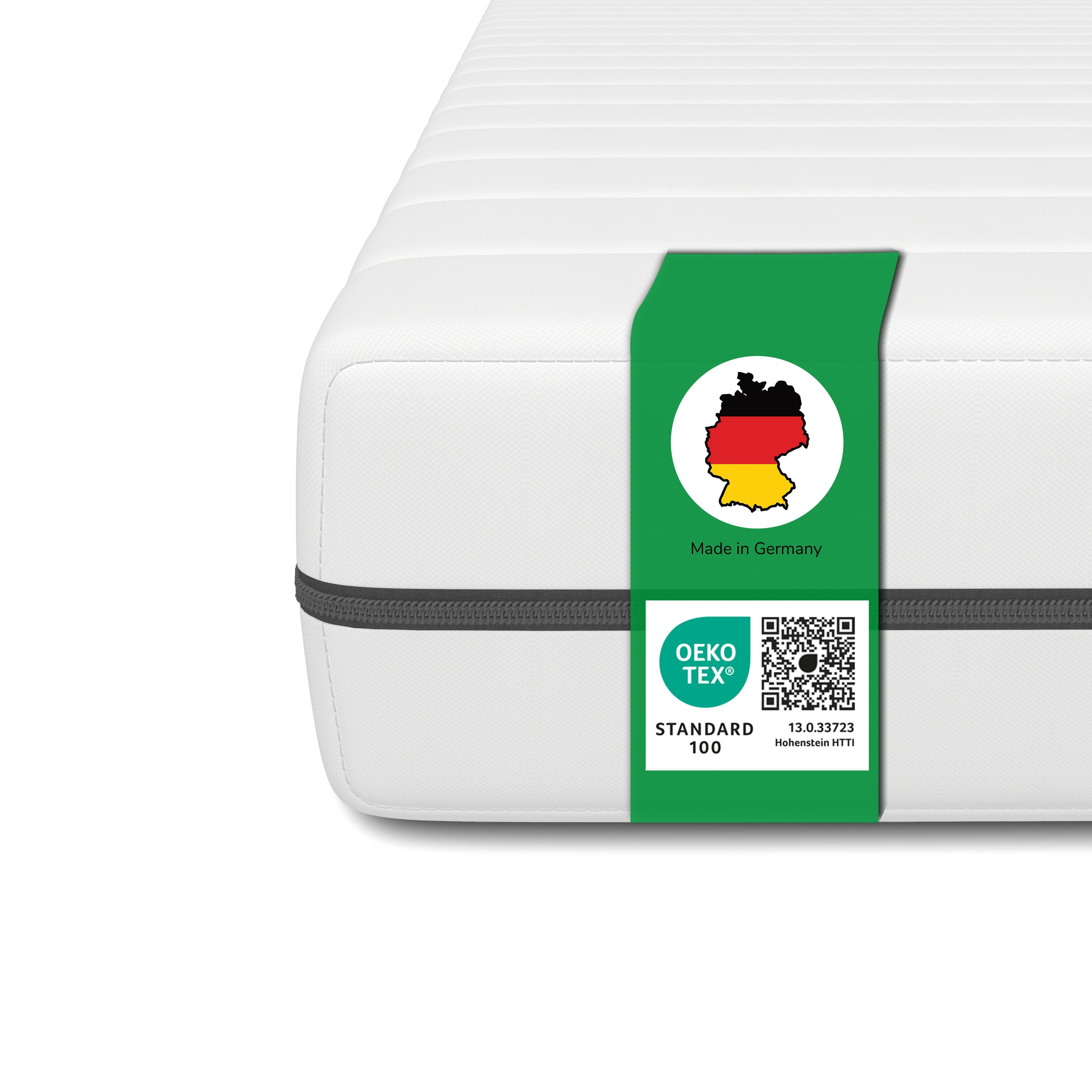 Kaltschaummatratze mit Festigkeitsstufe H2/H3 und 7 anatomisch geformten Li günstig online kaufen