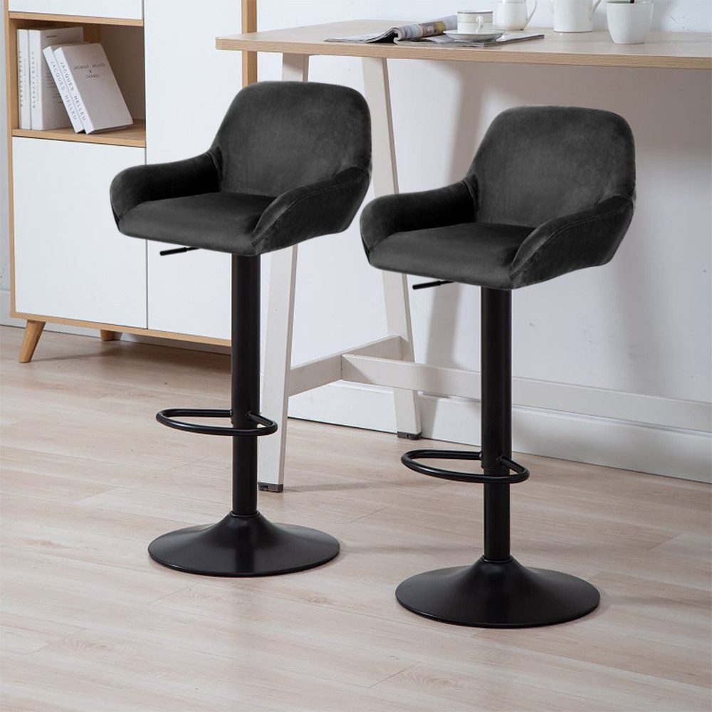 JEOBEST Barhocker Barstühle Samt Barstuhl Designer günstig online kaufen