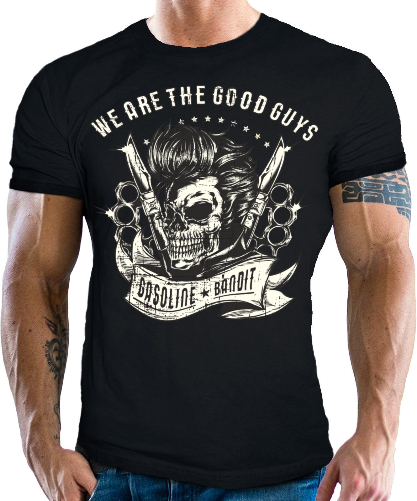 GASOLINE BANDIT® T-Shirt Sixties: im We Rockabilly coolen the der Style Guys! good are