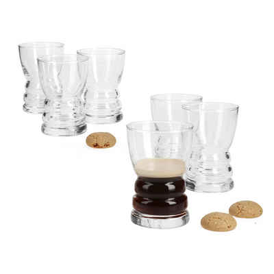 MamboCat Latte-Macchiato-Glas 6er Set Barista Kaffeeglas 12cl, Glas