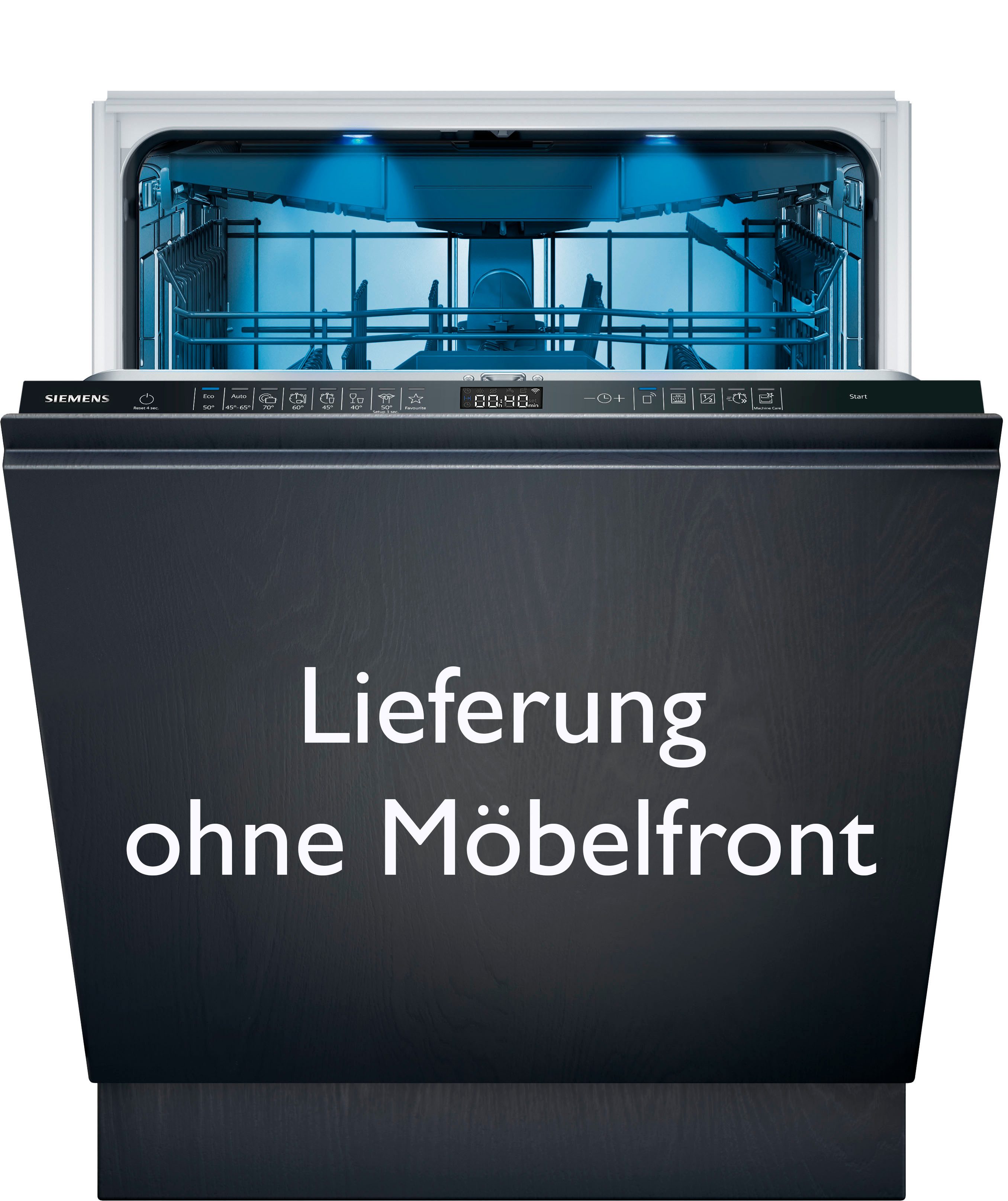 SIEMENS vollintegrierbarer Geschirrspüler iQ500 SN65EX12CE, 14 Maßgedecke, Made in Germany