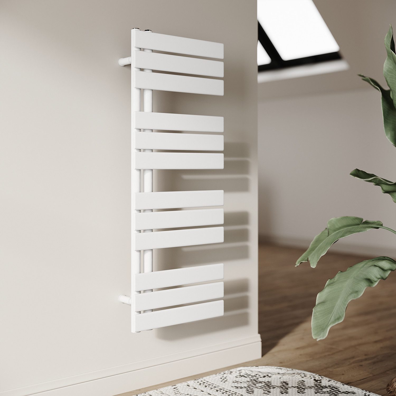 SONNI Badheizkörper Badheizkörper Weiß Heizkörper Design Handtuchtrockner B günstig online kaufen