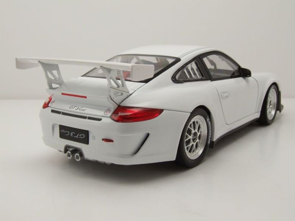 Welly Modellauto Porsche 911 (997.2) GT3 Cup Street Version 2012 weiß, Maßstab 1:18