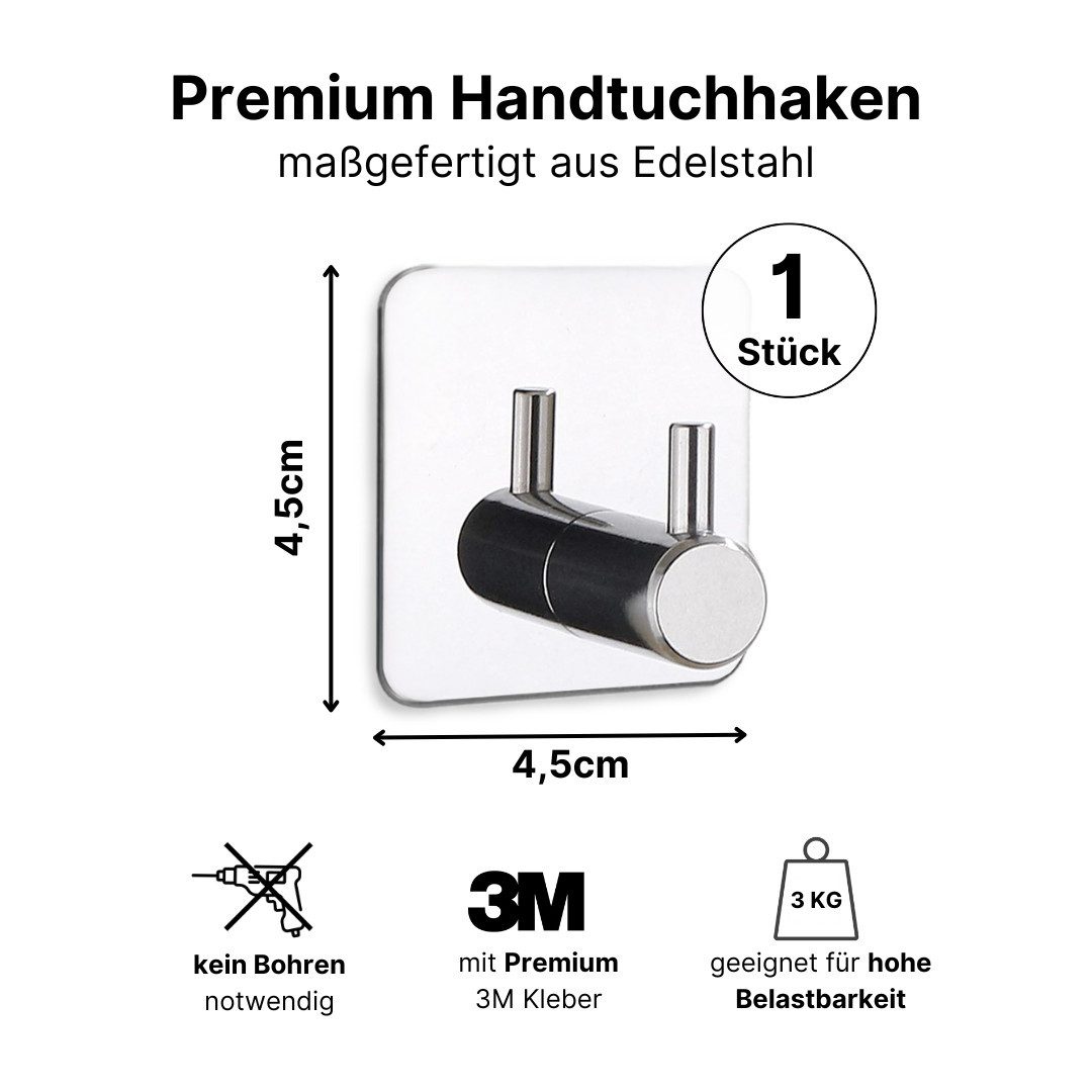 LIVINA HOME Handtuchhaken Haken selbstklebend Bad und Küche, Handtuchhalter günstig online kaufen