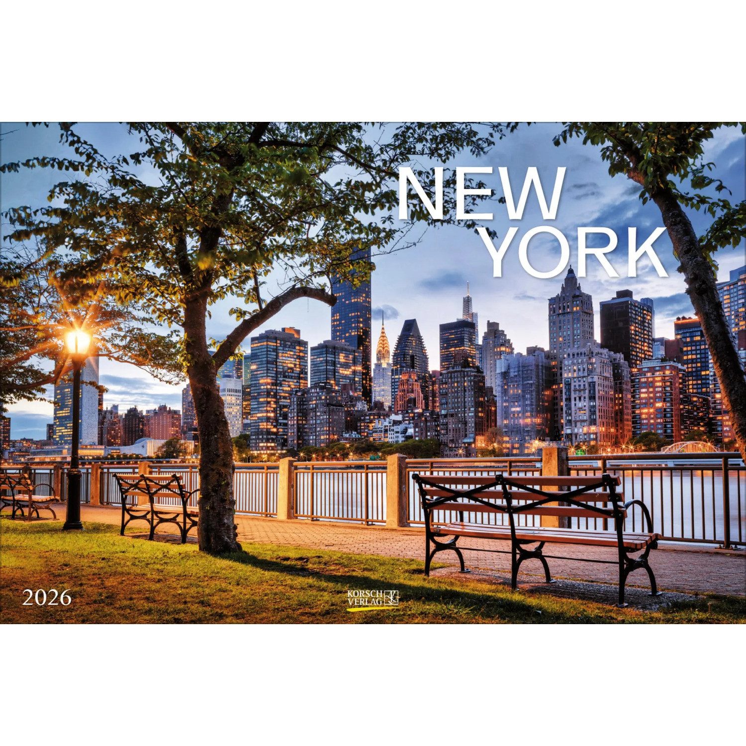 Korsch Verlag Wandkalender New York 2026