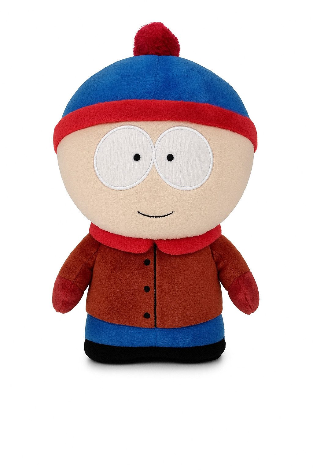 Play by Play Kuscheltier South Park Plüschfigur Stan 23 cm Kultfigur Sammler Kuscheltier (Set, 1-St., Geschenk-Set), Mit roter Jacke und blauer Mütze detailverliebt umgesetzt
