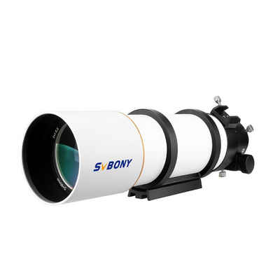 SVBONY Teleskop »SV48P Refraktor Teleskop für Astronomie, 90mm F5.5 OTA«, Doppelte Geschwindigkeit Okularauszug 360 Grad Drehwinkel